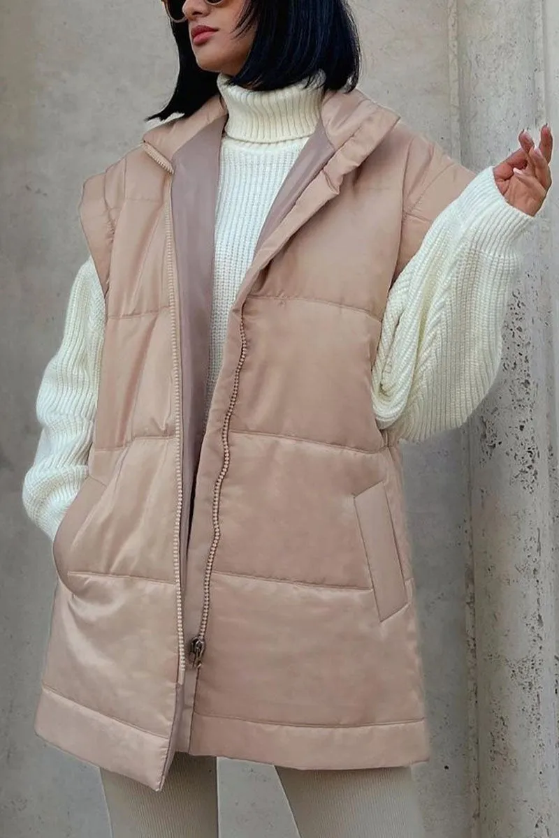 Women's solid color coat